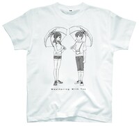コラボグッズのTシャツ。