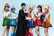 「美少女戦士セーラームーン -SHINING MOON TOKYO-」のショーキャストたち。