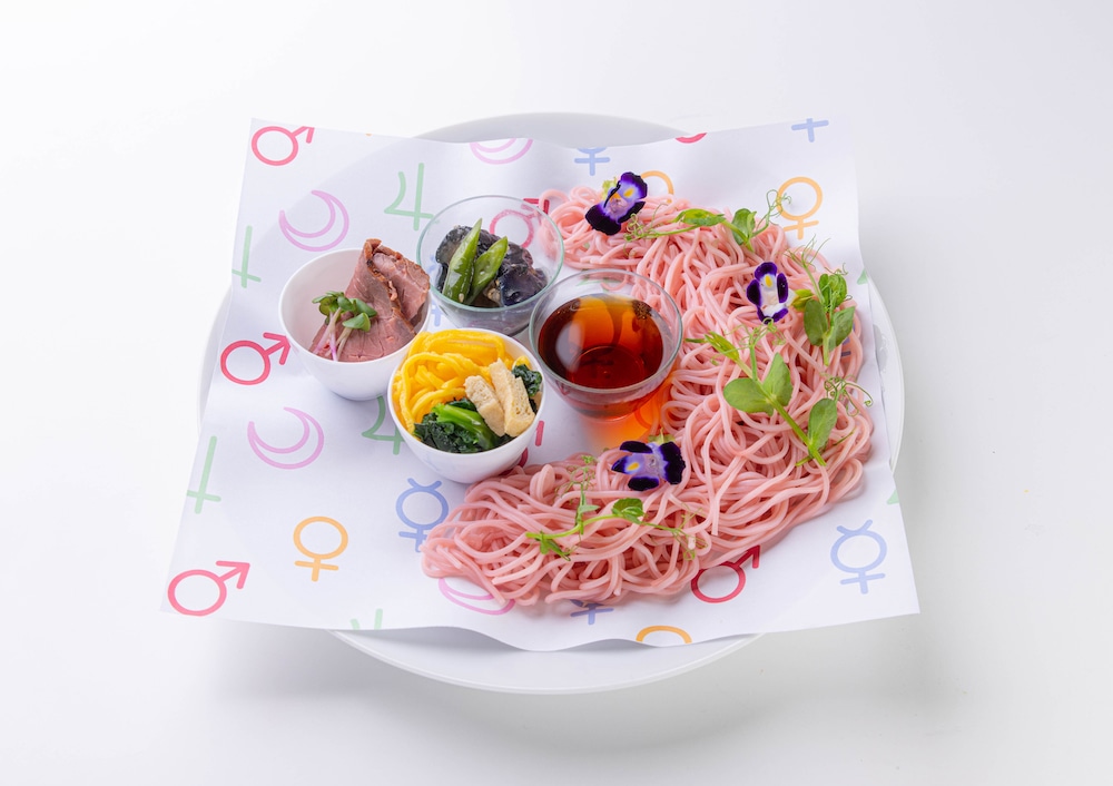 「まこちゃんのアイディア！彩りそうめん」