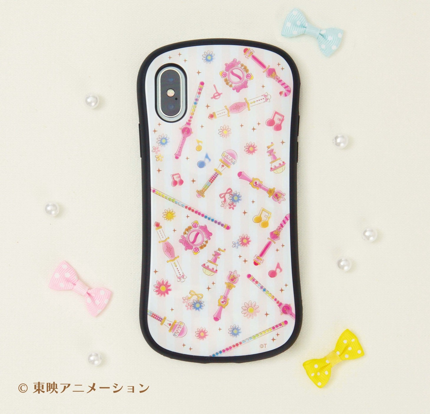「おジャ魔女どれみ 20th Anniversary Ver. ハイブリッドガラスケース iPhone Xs/X」