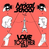 lyrical school「LOVE TOGETHER RAP」配信ジャケット