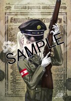 メロンブックスで配布される特典のイラスト。