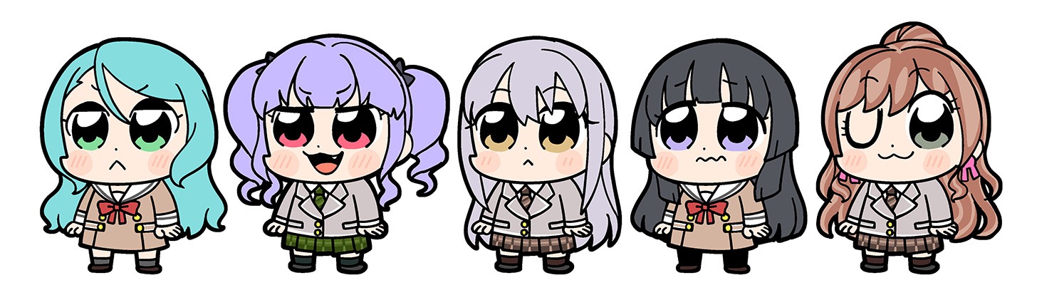 大川ぶくぶ描き下ろしのRoselia。