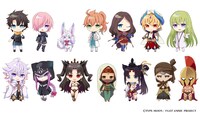 「Fate/Grand Order -絶対魔獣戦線バビロニア-」のミニキャラクターイラスト。