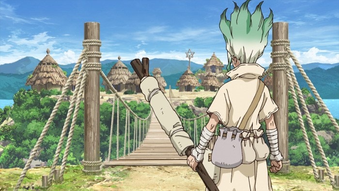 アニメ「Dr.STONE」新章“村編”PV公開、修善寺駅で小林裕介の駅長イベントも