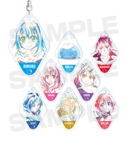 会場で販売される「トレーディング Ani-Art アクリルキーホルダー」。