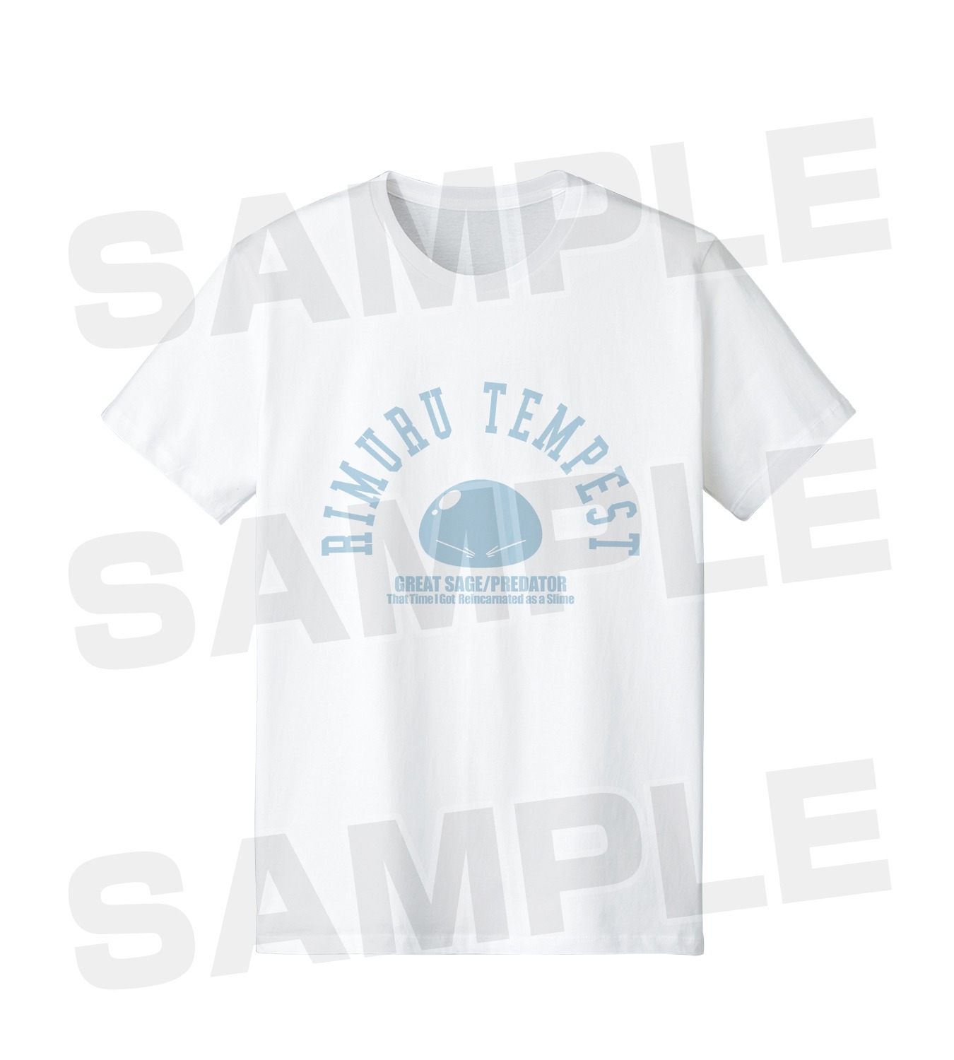 会場で販売される「リムル カレッジデザインTシャツ」。