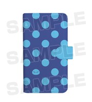 会場で販売される「リムル 水玉擬態手帳型スマホケース」。
