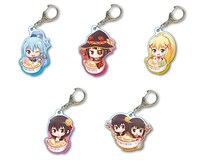 アニメイト限定商品「ラテアートアクリルキーホルダー」。