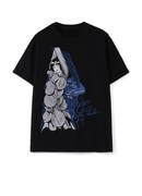 描き下ろしイラストを使用した黒谷あざみTシャツ・ブラック。