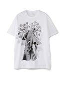 描き下ろしイラストを使用した五島桐絵Tシャツ・ホワイト。