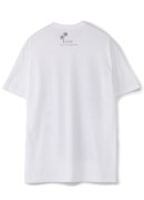 ホワイトの半袖Tシャツ・背面。