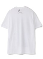 ホワイトの半袖Tシャツ・背面。