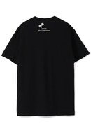 ブラックの半袖Tシャツ・背面。