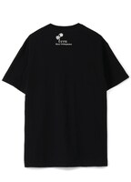 ブラックの半袖Tシャツ・背面。