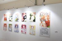 「五等分の花嫁展」の様子。