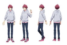 佐久間咲也（CV：酒井広大）のキャラクター設定画。