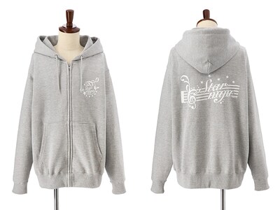 TVアニメ「スタミュ」をイメージしたパーカー。