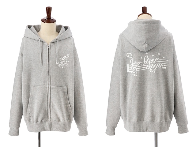 TVアニメ「スタミュ」をイメージしたパーカー。