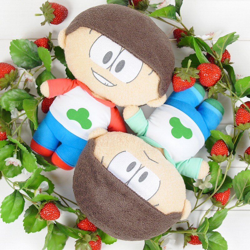 「おそ松さん」6つ子のフワフワぬいぐるみ、好きなポーズであなたに寄り添う