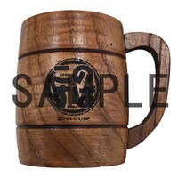 「木のジョッキ」