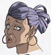 クリスティーナ松崎（CV：江原正士）の設定画。