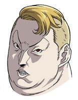 ヒュー・カニンガム（CV：上田燿司）の設定画。