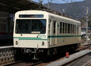 叡山電車の車両（叡山電車提供）。
