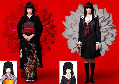 玉城ティナ扮する閻魔あいのキャラクタービジュアル。