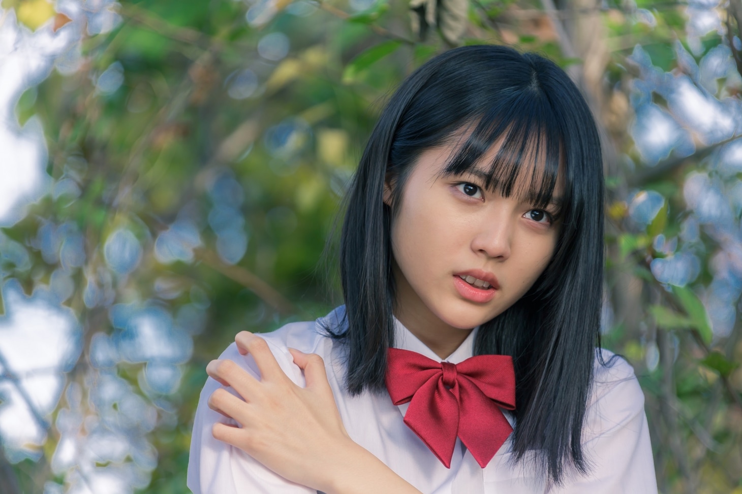 映画「惡の華」新たな場面写真。