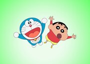 左から「ドラえもん」「クレヨンしんちゃん」。(c)藤子プロ・小学館・テレビ朝日・シンエイ・ADK (c)臼井儀人/双葉社・シンエイ・テレビ朝日・ADK