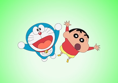 左から「ドラえもん」「クレヨンしんちゃん」。(c)藤子プロ・小学館・テレビ朝日・シンエイ・ADK (c)臼井儀人/双葉社・シンエイ・テレビ朝日・ADK