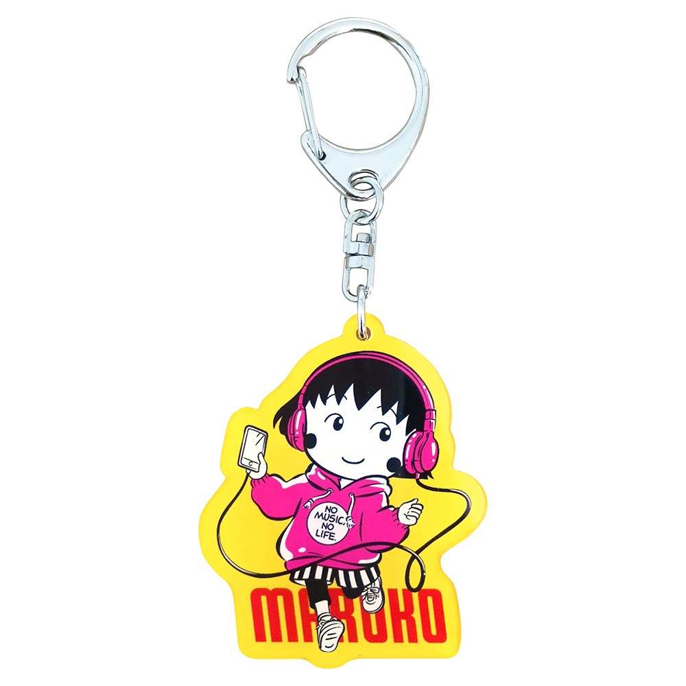 「ちびまる子ちゃん × TOWER RECORDS アクリルキーホルダー まる子」