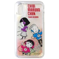 「ちびまる子ちゃん × TOWER RECORDS グリッタースマホケース iPhoneXs/X対応」
