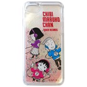 「ちびまる子ちゃん × TOWER RECORDS グリッタースマホケース iPhone8/7/6s/6対応」