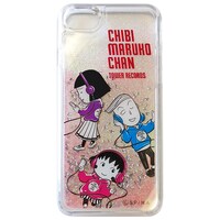 「ちびまる子ちゃん × TOWER RECORDS グリッタースマホケース iPhone8/7/6s/6対応」