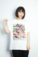 Tシャツの着用イメージ。（撮影モデル：＠小豆）