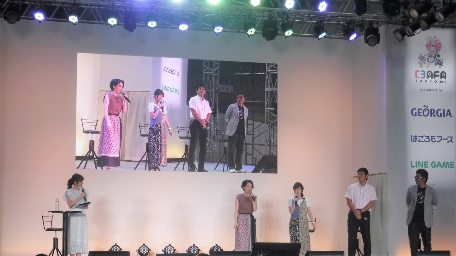 「劇場版『SHIROBAKO』制作会議（仮）vol.2」の模様。