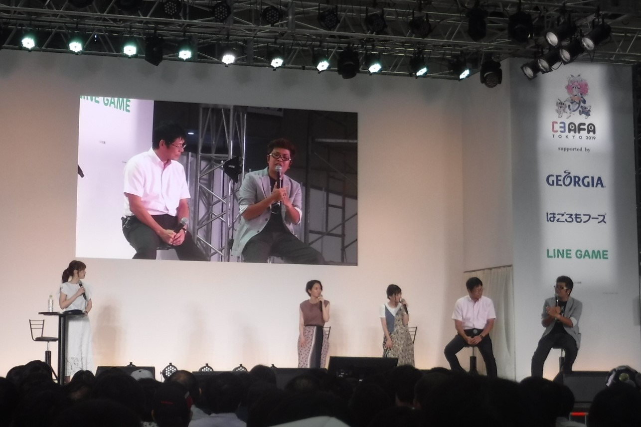 「劇場版『SHIROBAKO』制作会議（仮）vol.2」の模様。