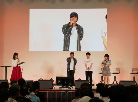 「『ガンダム』40周年ステージ」の様子。