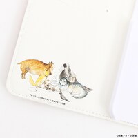 「町でうわさの天狗の子」手帳型iPhoneケース。