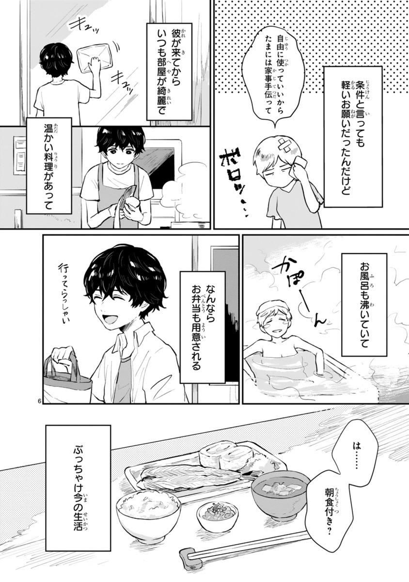 「ただの同居人だと思いたい。」より。