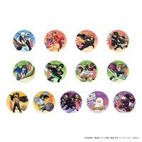 コラボグッズの「えらべる缶バッジ」。