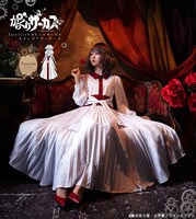 「オリンピアデザイン全円プリーツシャツワンピース」