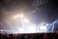 全員合唱の様子。