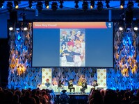 「食戟のソーマ スペシャルパネル」の様子。