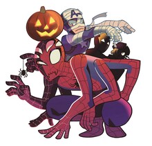 「Halloween Avengers」の予告カット。(c)2019 MARVEL イラスト/mato