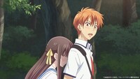TVアニメ「フルーツバスケット」23話の場面カット。