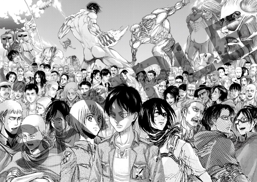 「進撃の巨人」連載10周年記念ビジュアル