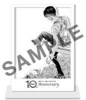 「進撃の巨人連載10周年記念祭」フォトスポットの例。